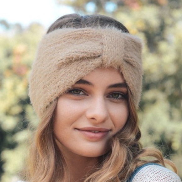 Super soft Fuzzy Bow headband main image 7